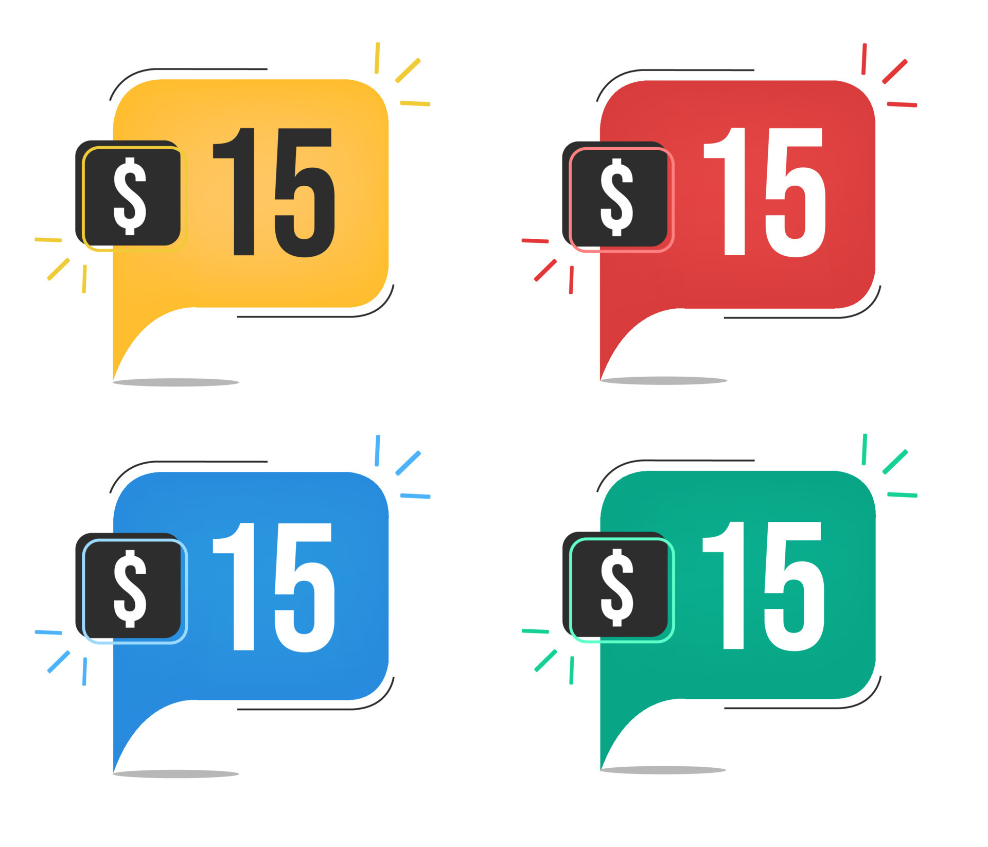 15 Dollar Price Yellow Red Blue And Green Currency Tags Balloon 15-dollar-price-yellow-red-blue-and-green-currency-tags-balloon