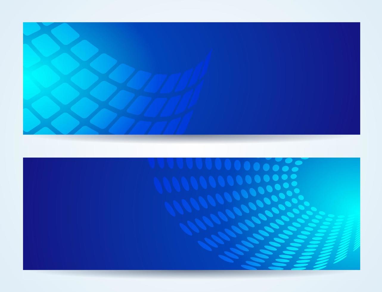 Modern abstract banner vector, simple futuristic background with empty space vector