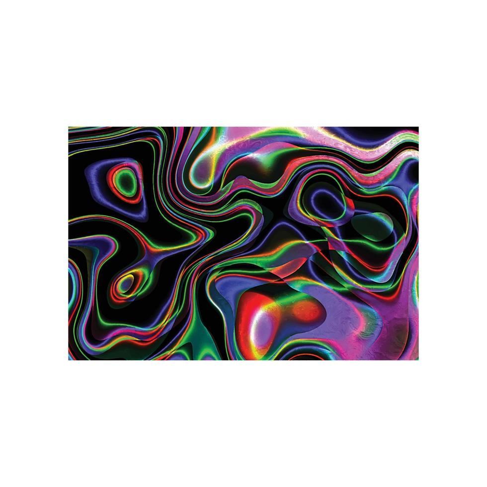 Abstract liquid wavy background.Abstract psychedelic texture,Holographic multicolor background,Vector background vector