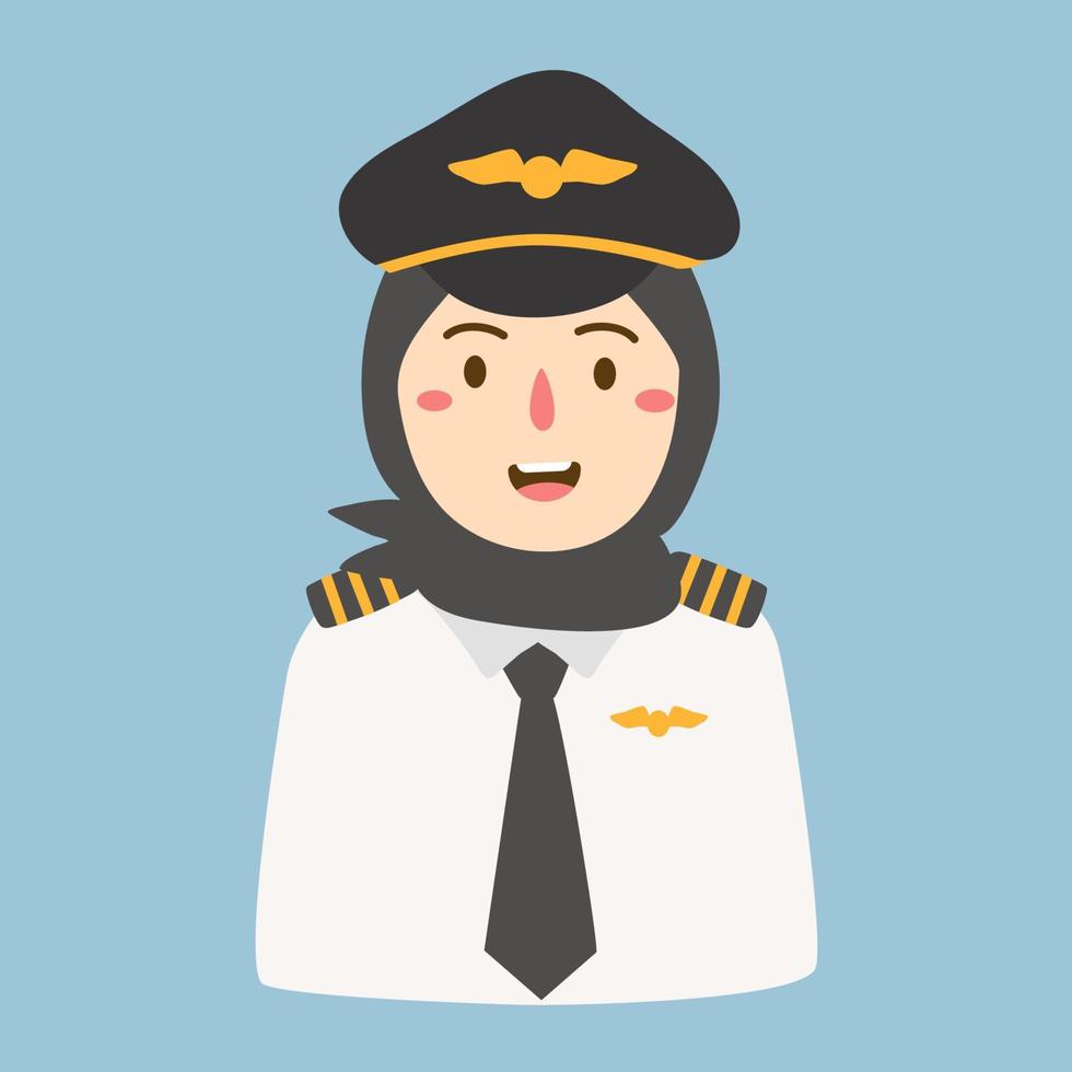 Crew commander woman vector