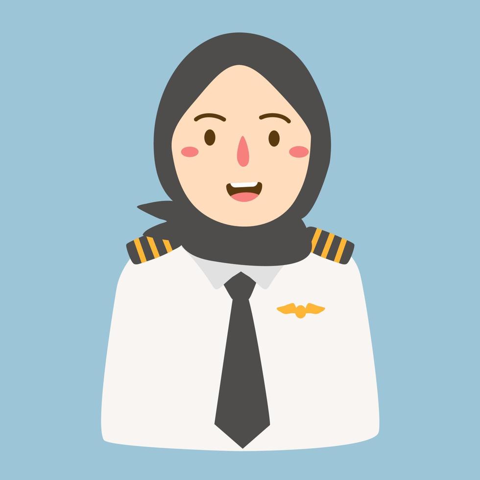 flat illustration wearing professional uniform vector