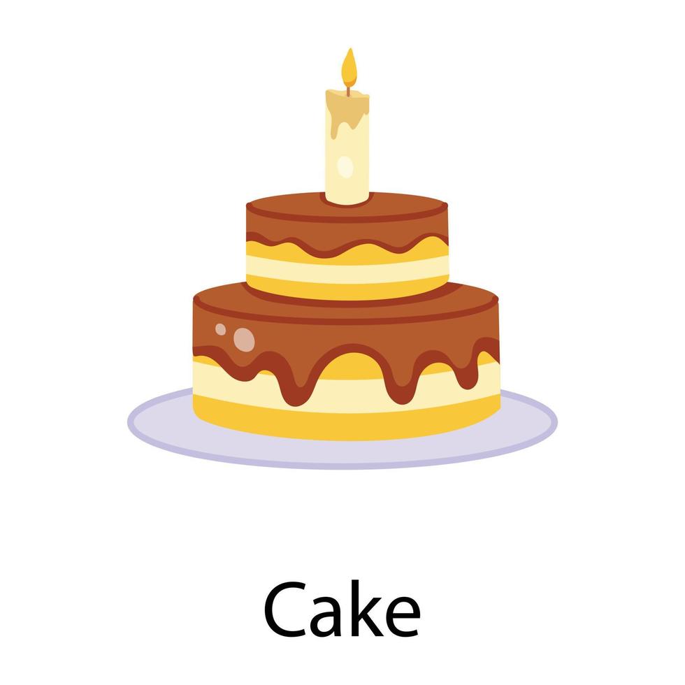 Trendy Cake Concepts vector