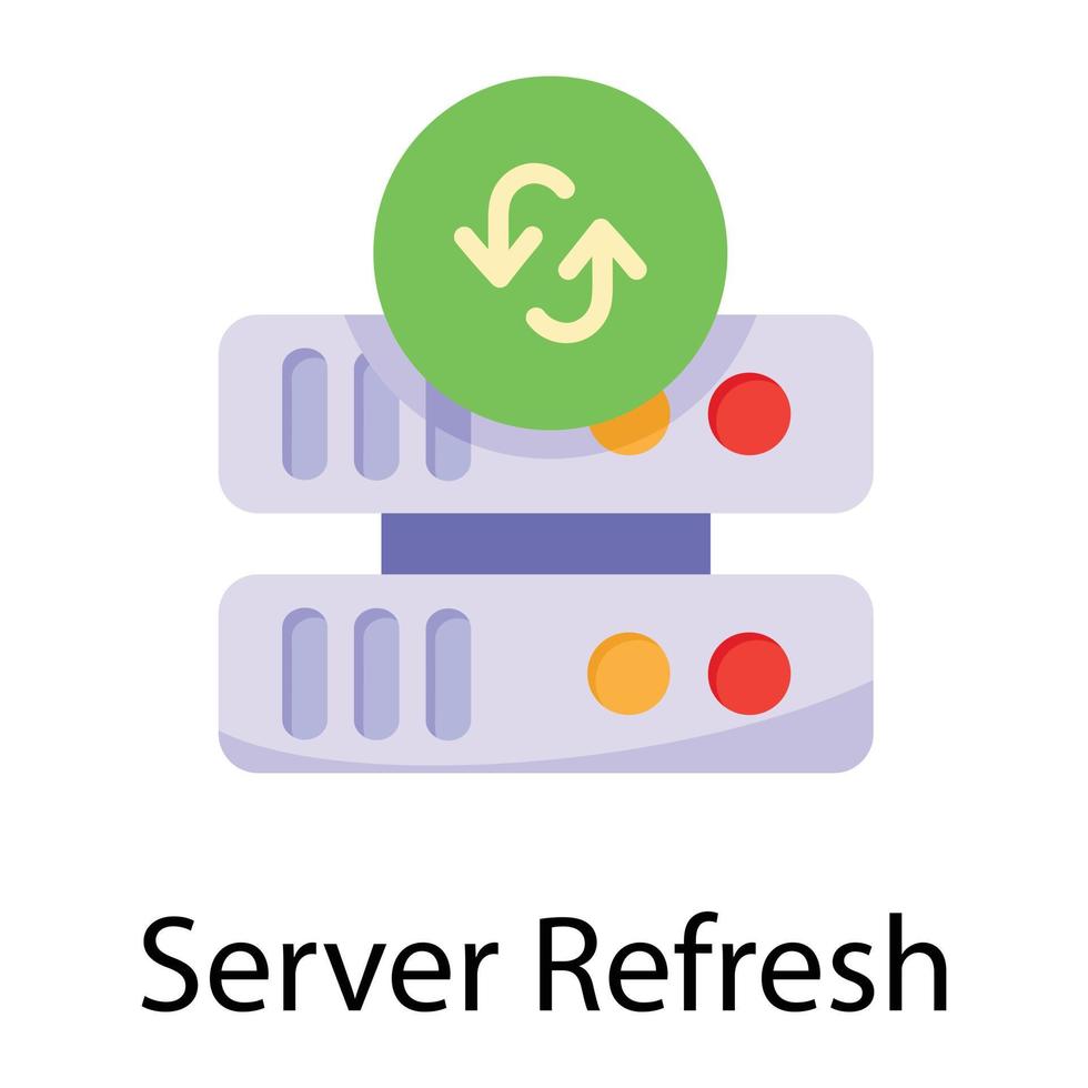 Trendy Server Refresh 17772367 Vector Art at Vecteezy