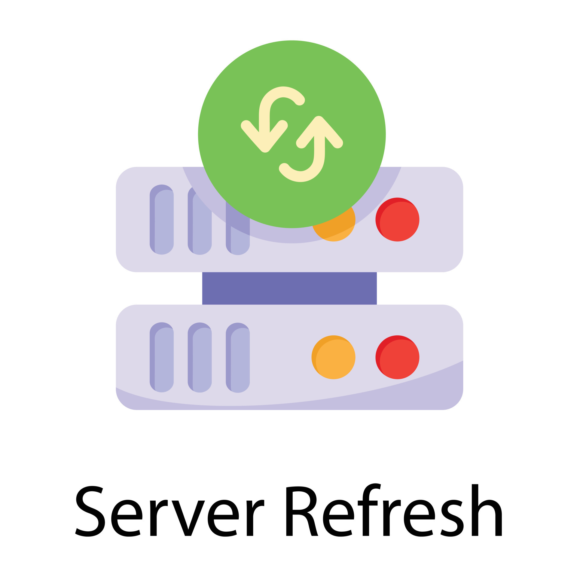 Trendy Server Refresh 17772367 Vector Art at Vecteezy