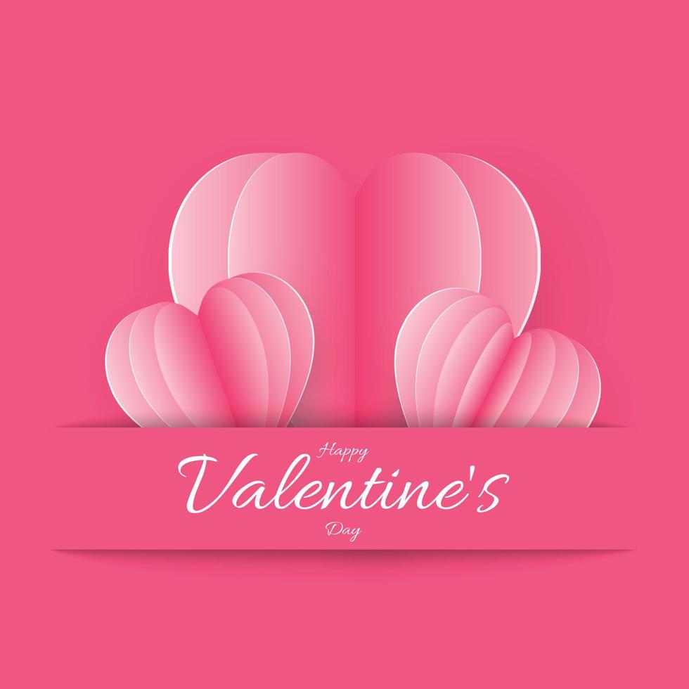 The art of passion design and decoration element, shape, banner, and template symbolizes valentine's celebration of love and romance and a happy holiday on valentines day. vector