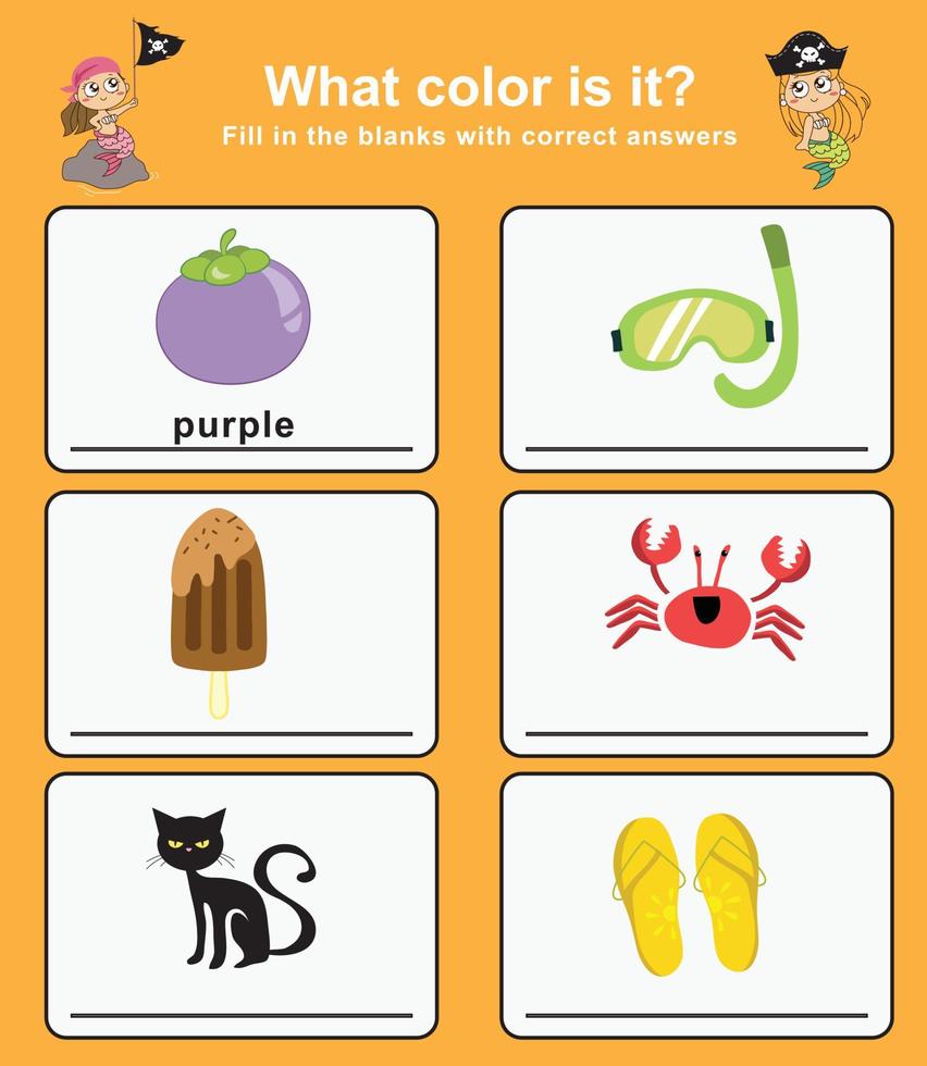 What color is this worksheet with pirate theme. Educational worksheet ...