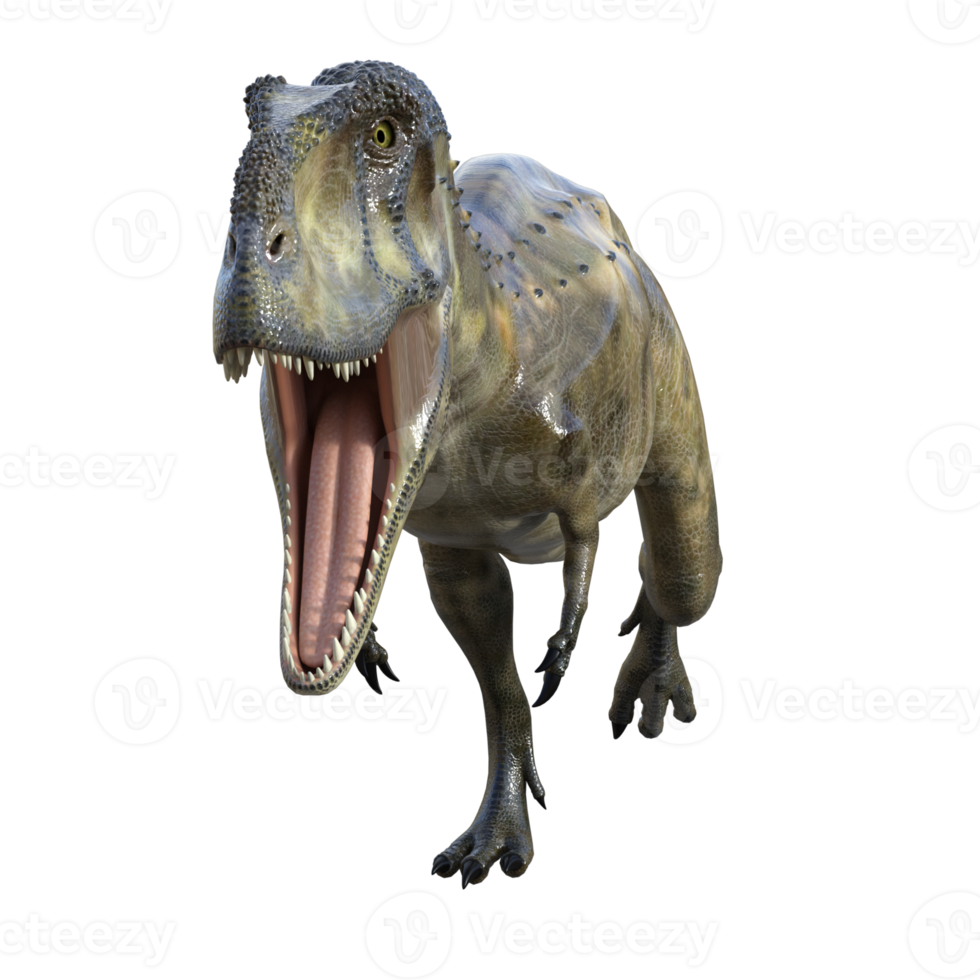 Abelisaurus dinosaur 3D render png