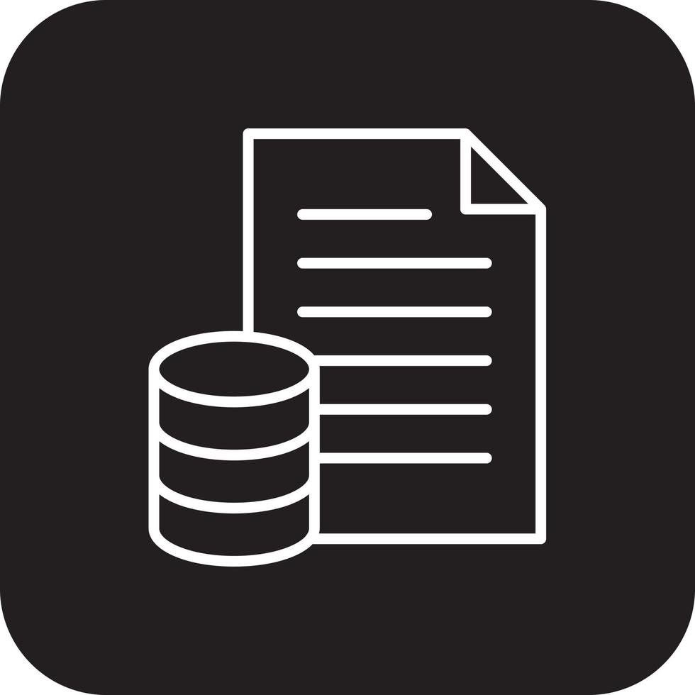 DATA Fintech startup icons with black filled line style vector