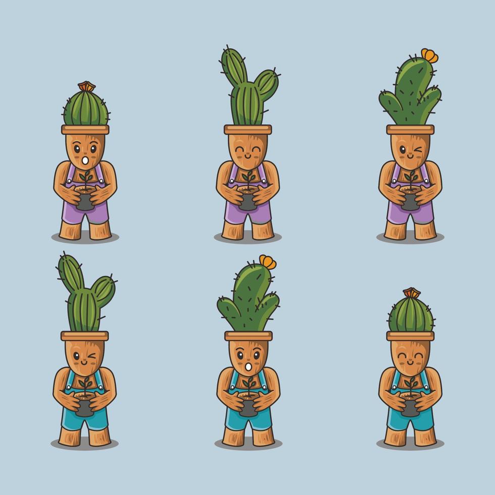 Mascot or Cartoon Character that represents our initiative to help plant trees vector
