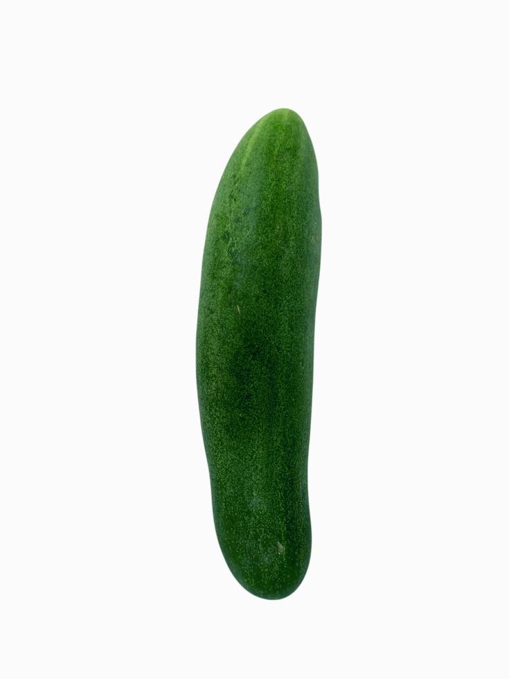cucumber vegetable isolated on white background photo