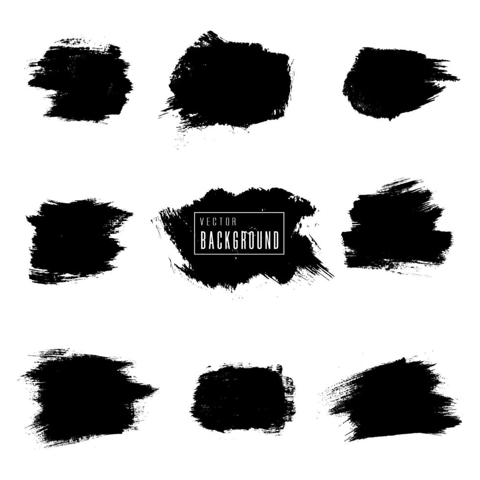 Vector brush paint, ink brush stroke, texture, background for text.