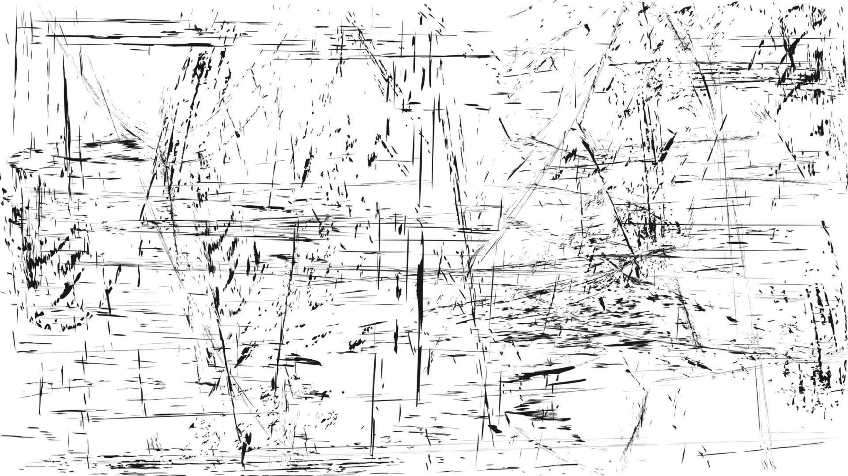 Gritty Dirty Scratched Screen Scribble Vector Vignette Image Filter Overlay Texture PNG