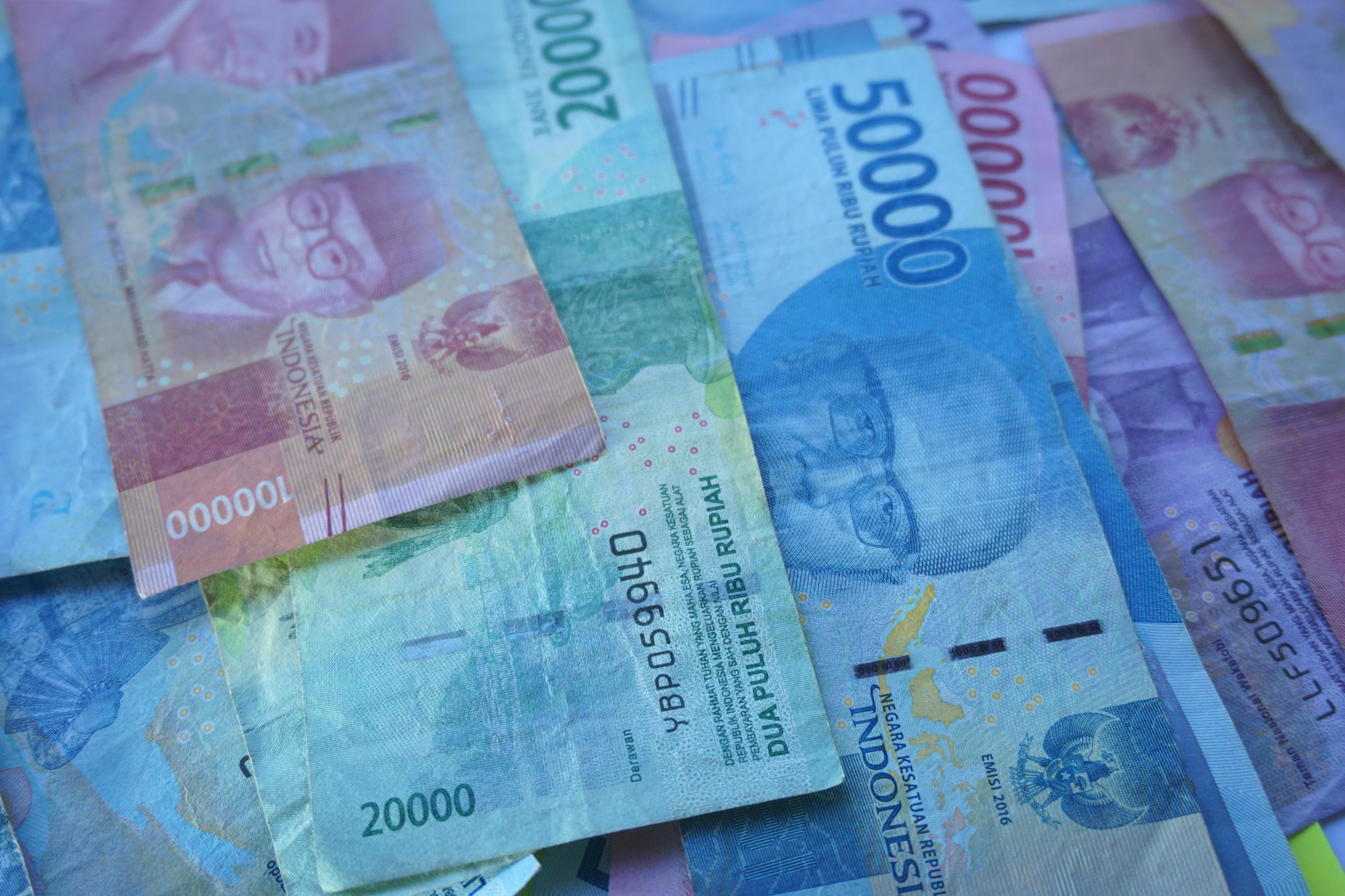 Stock photo of Indonesian rupiah, the official currency of Indonesia