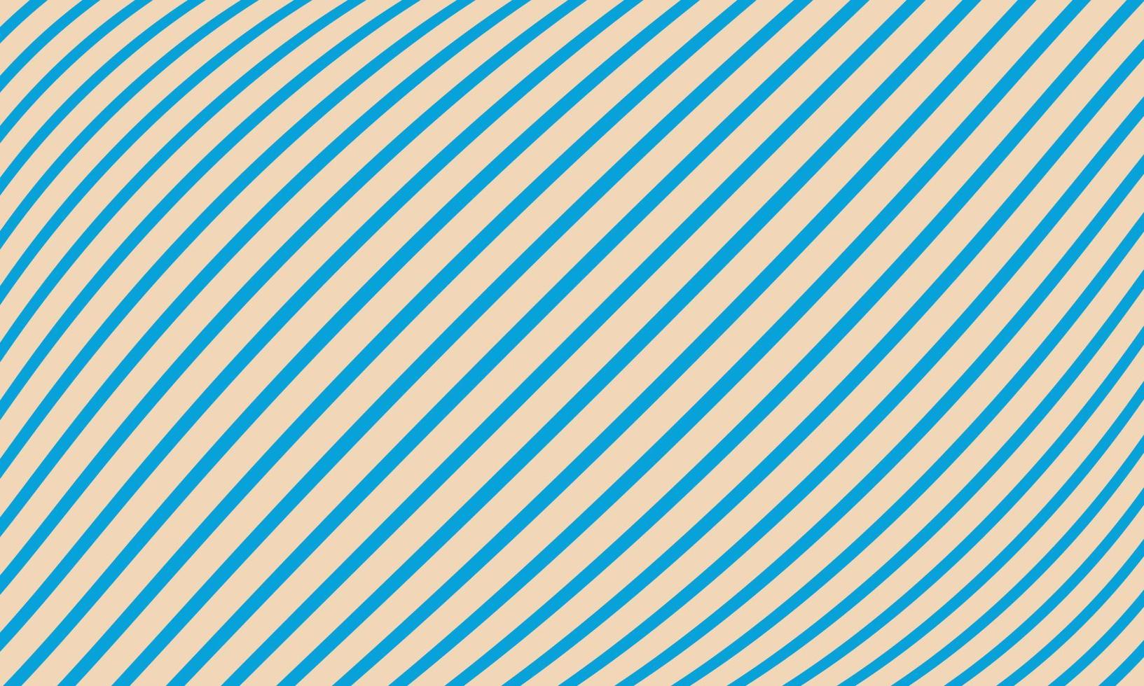 Retro Color Diagonal Inflated Stripes Pattern Wallpaper Vector Vintage Background Banner