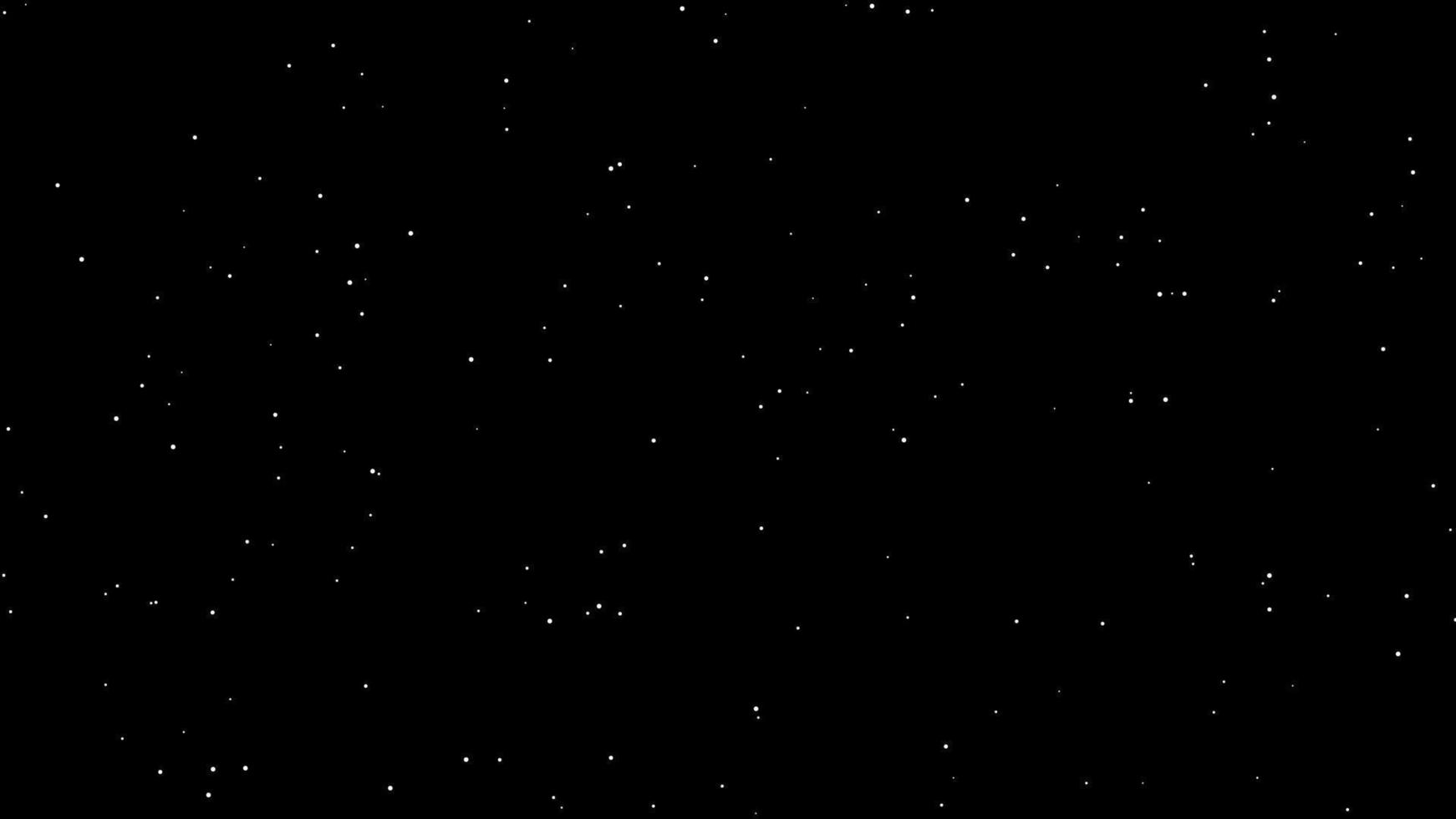 cielo nocturno negro con estrellas vector