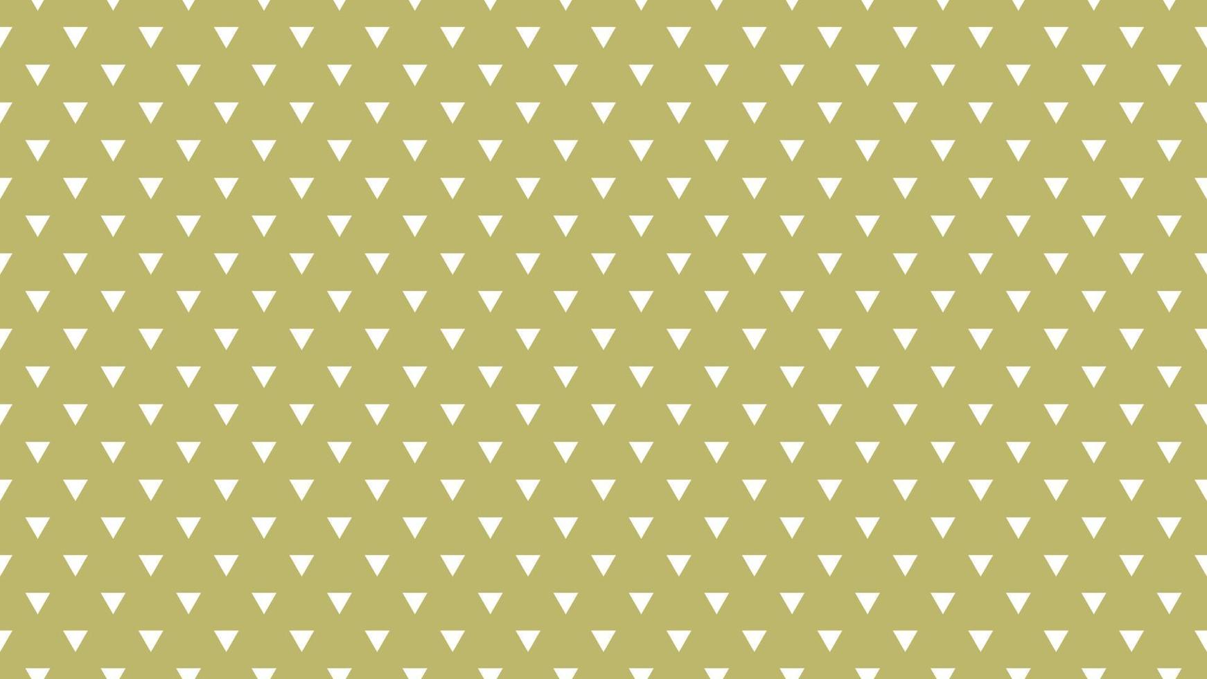 white color triangles over dark khaki yellow background vector