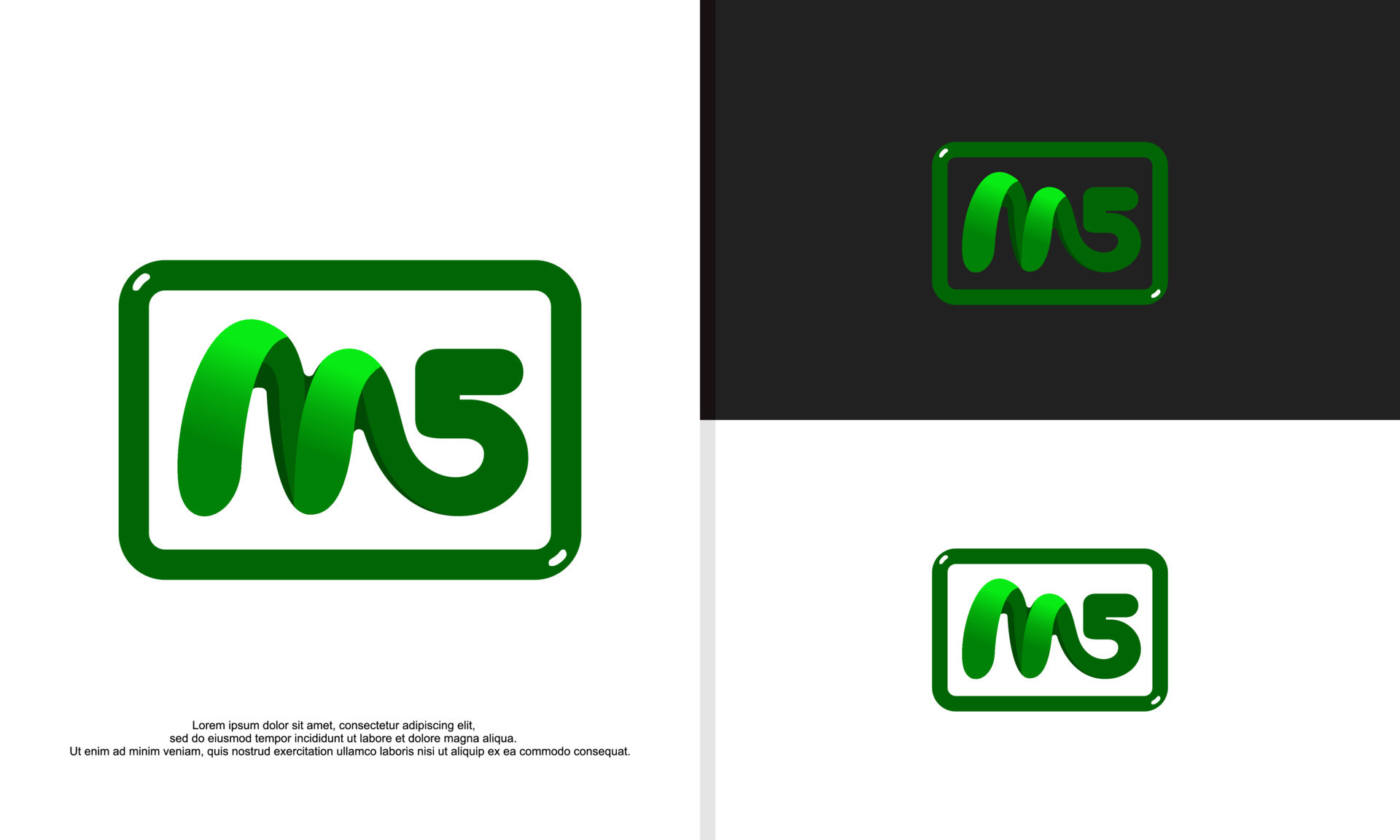 logo illustration vector graphic of M5 17776143 Vector Art at Vecteezy