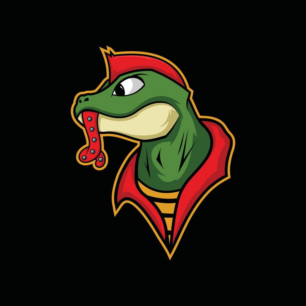 lizard punk design vector illustration
