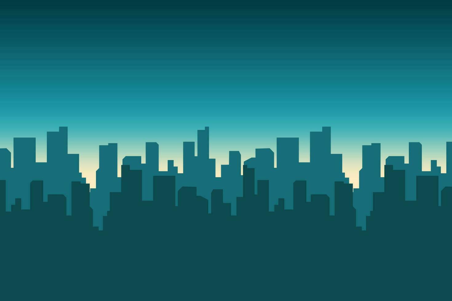 Silhoutte city abstact background vector