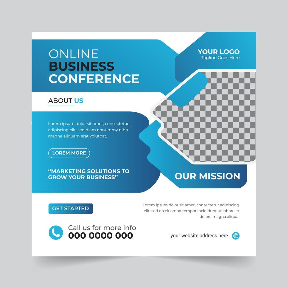 Trendy digital business agency marketing social media post and banner template design. Promotion Corporate advertising Web Banner Ads Stories flyer poster vector