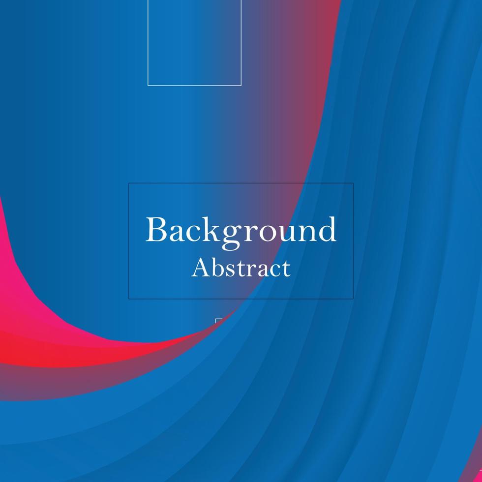 Blue wave Abstract  background. Modern poster with gradient 3d flow shape. Innovation background design for landing page. Vector