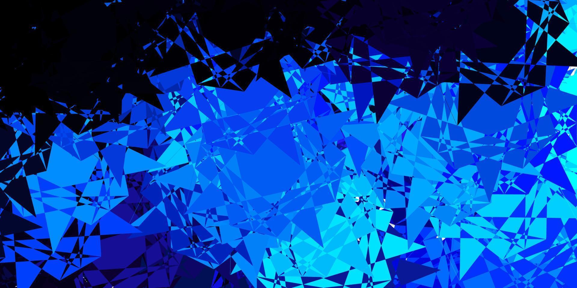 Dark BLUE vector layout with triangle forms.