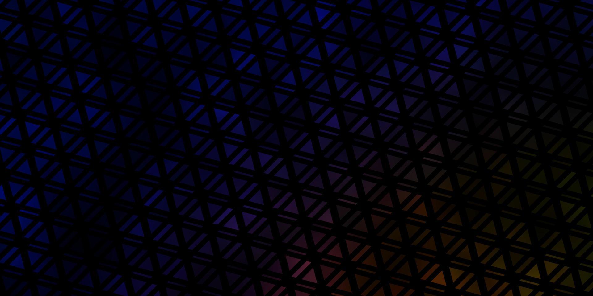 Dark Blue, Yellow vector background with polygonal style.