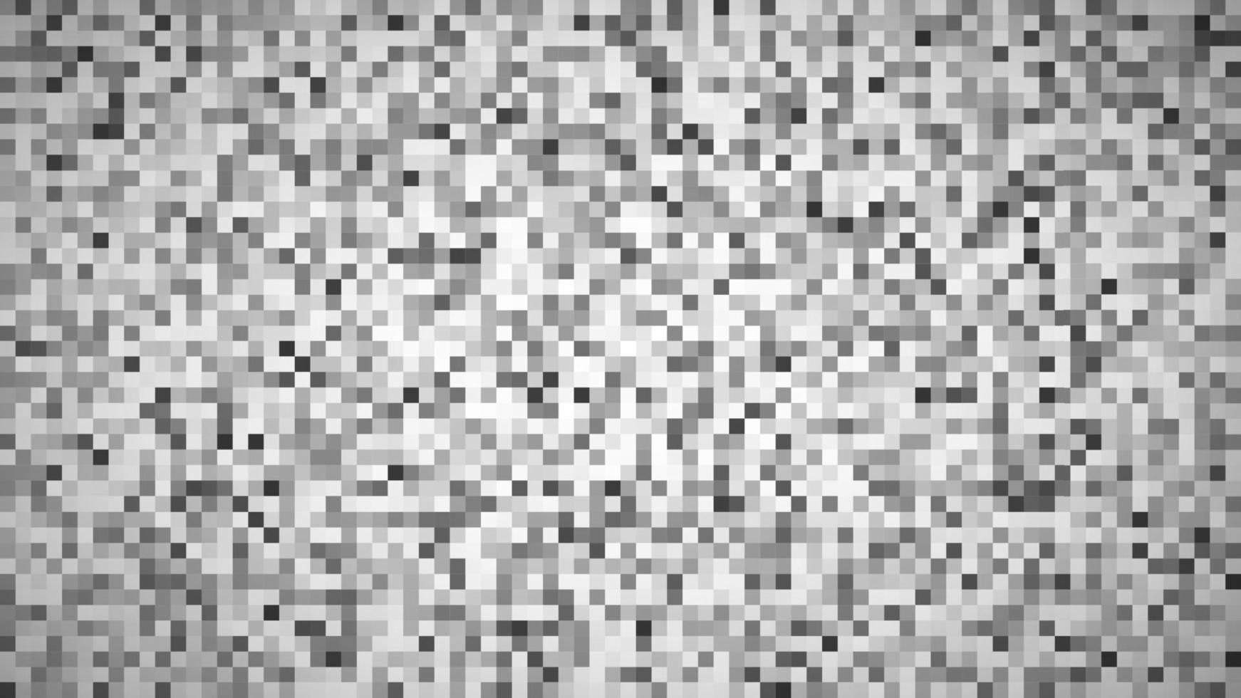 fondo geométrico abstracto de cuadrados. fondo de píxeles grises con espacio vacío. ilustración vectorial vector