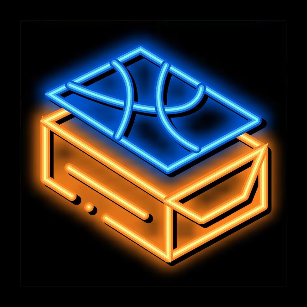 pin down tile neon glow icon illustration 17777536 Vector Art at Vecteezy