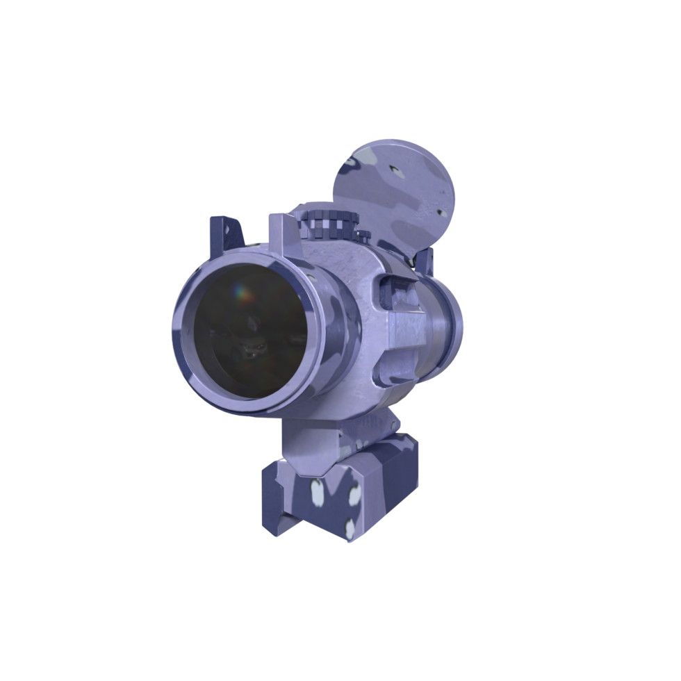 Rifle scope isolated on transparent png