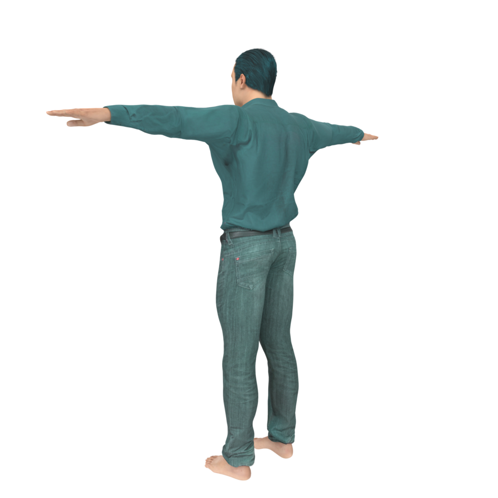 hombre aislado en transparente png