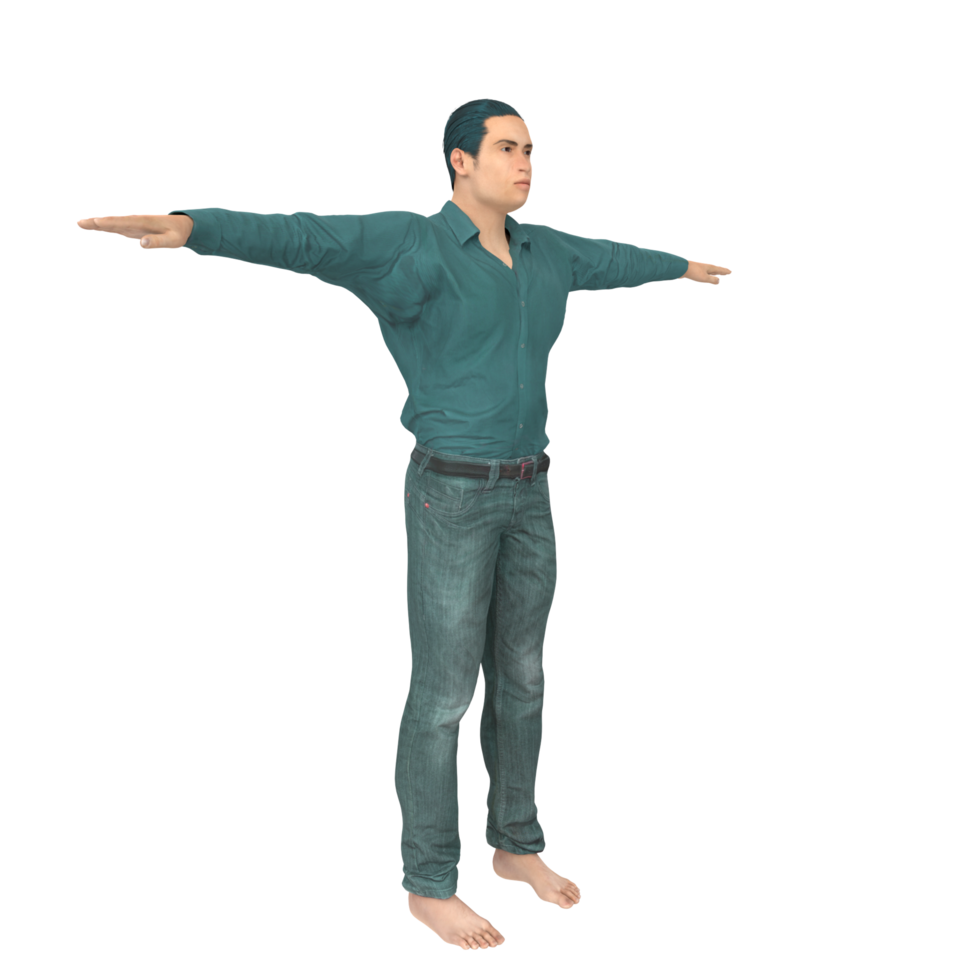 hombre aislado en transparente png