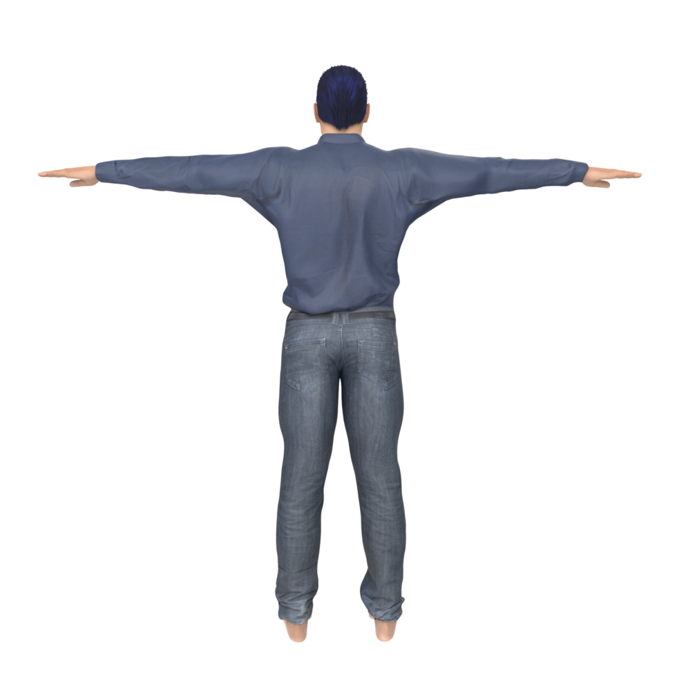 hombre aislado en transparente png