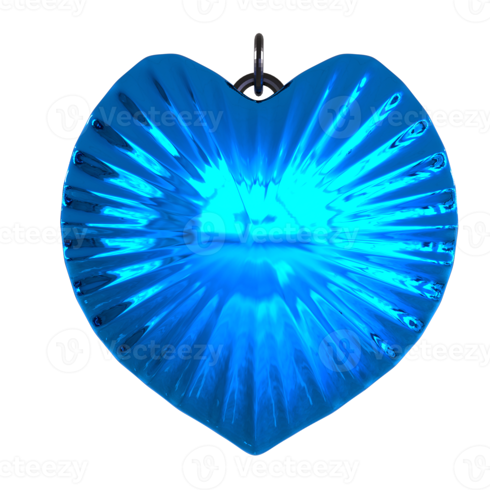 3D Rendering Of Love Necklace png