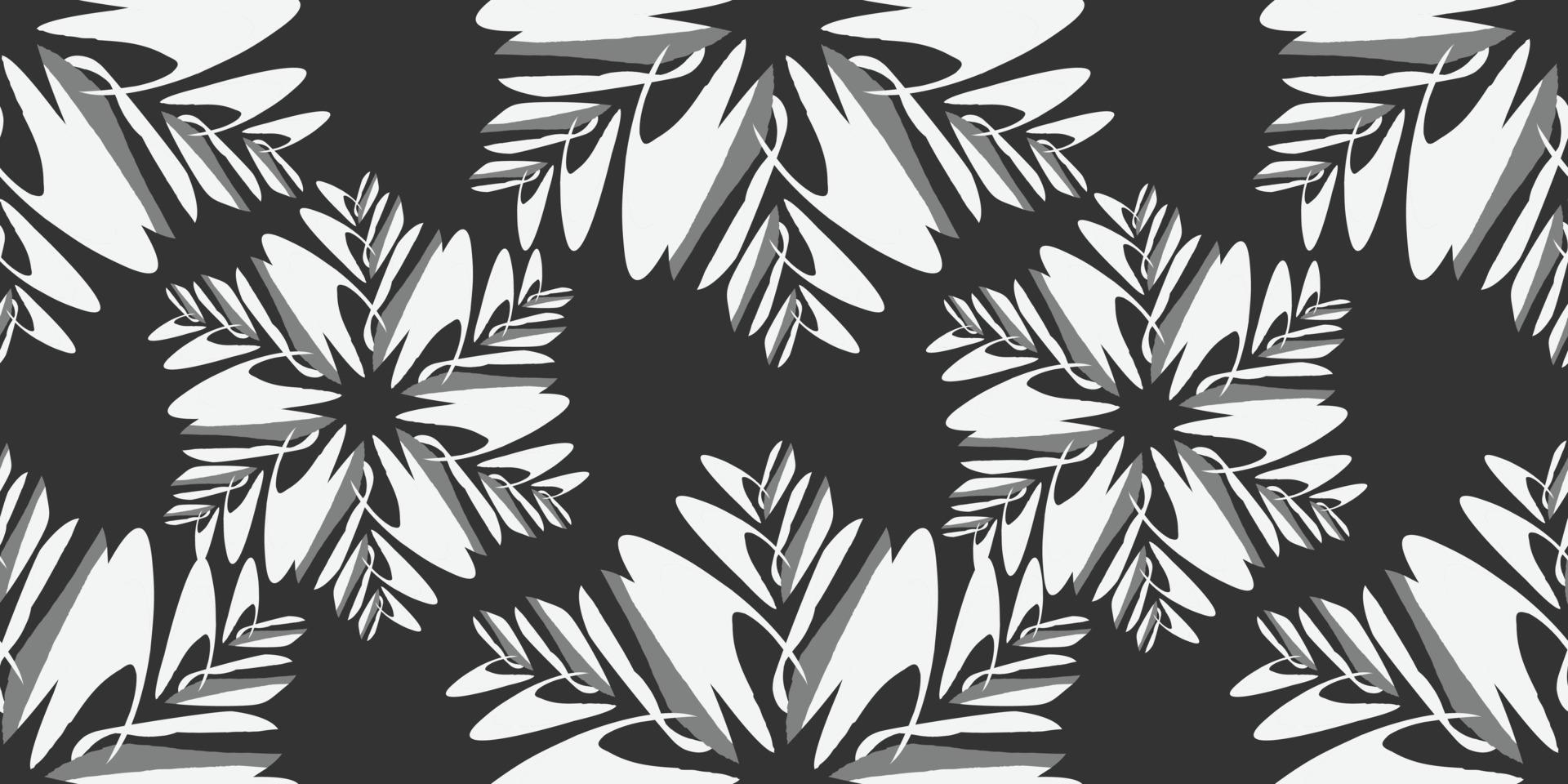 Brush abstract pattern. grunge brush. texture. Background. White and black vector. vector