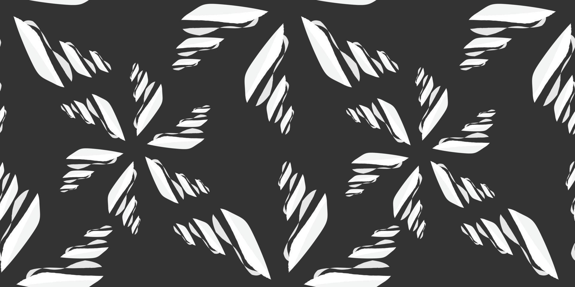 Brush abstract pattern. grunge brush. texture. Background. White and black vector. vector