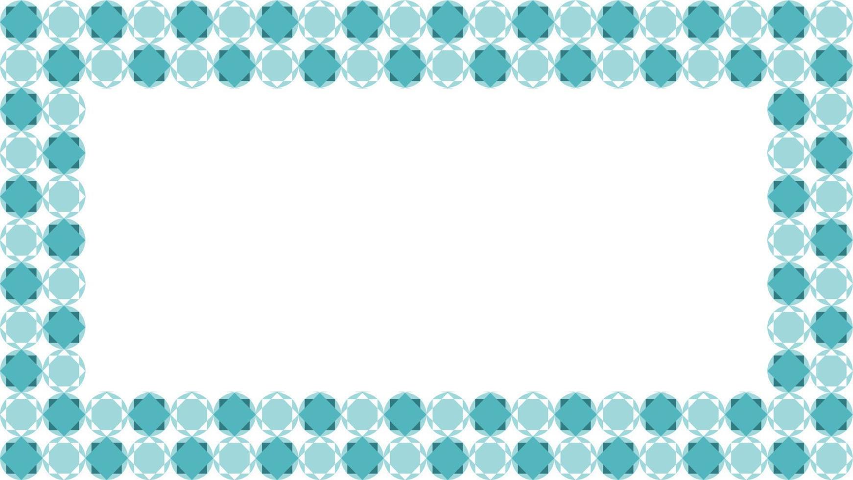 eometric vector abstract decorative frame