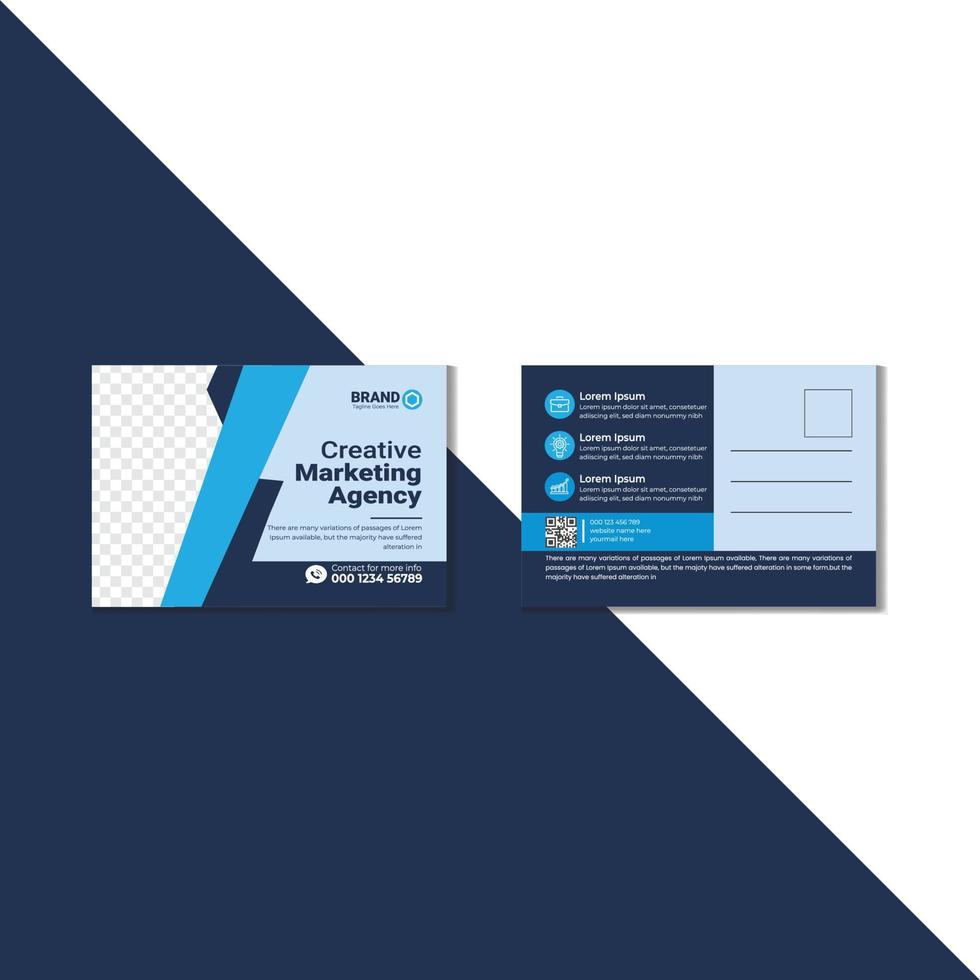 Corporate Post Card vector