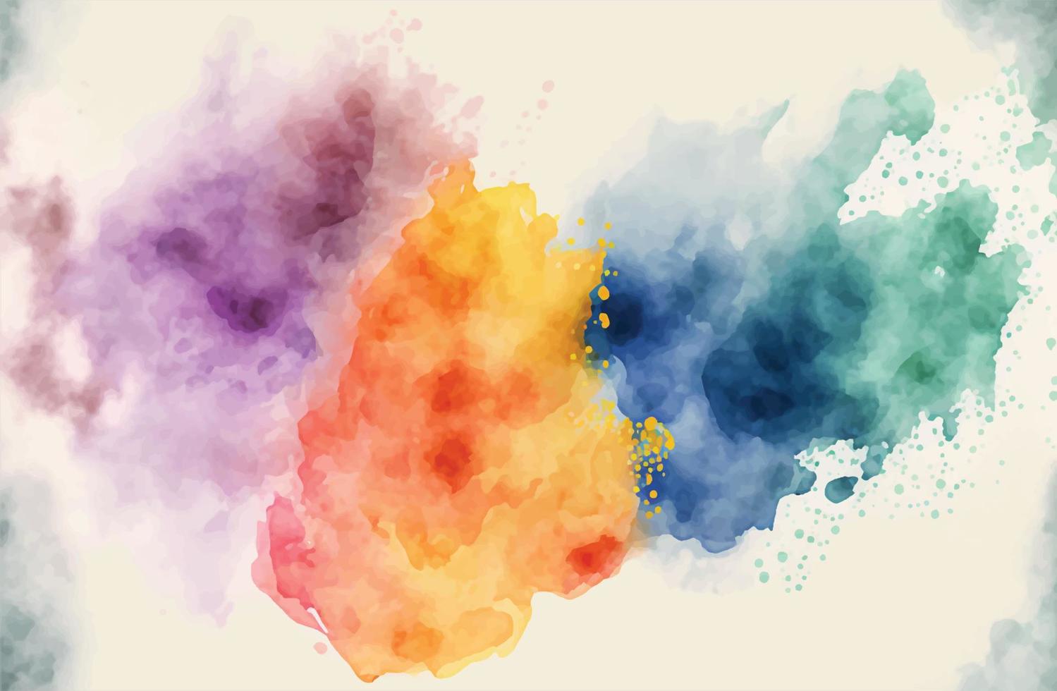 Splash of Color, A Watercolor Texture Illustration vector