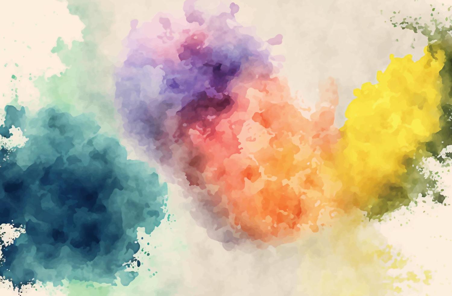 Splash of Color, A Watercolor Texture Illustration vector