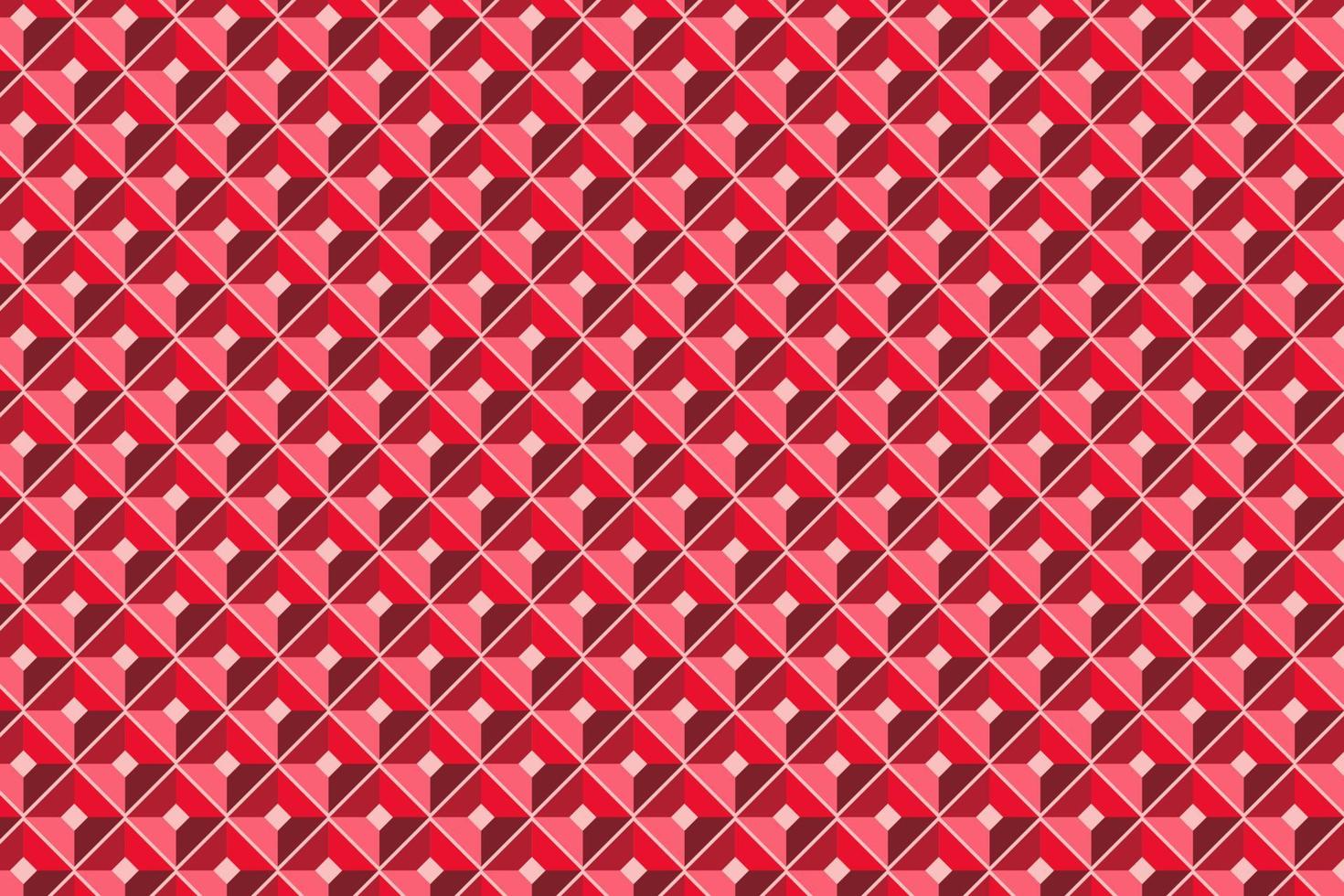 Pattern with geometric elements in red tones Abstract gradient background vector