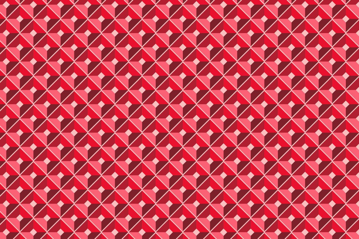 patrón con elementos geométricos en tonos rojos fondo degradado abstracto vector