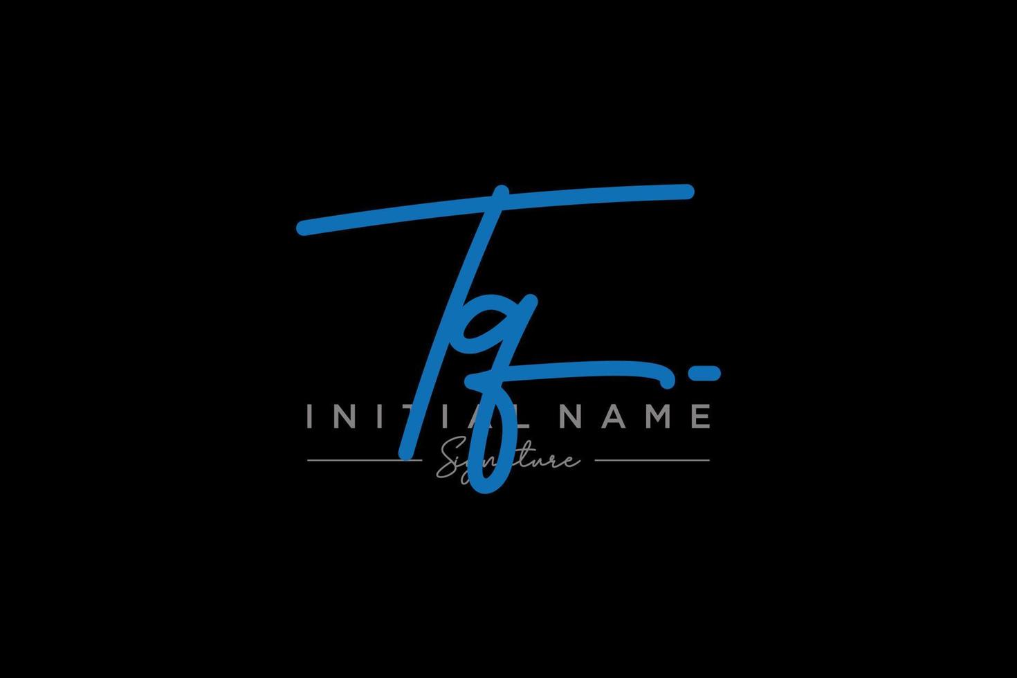 Initial TQ signature logo template vector. Hand drawn Calligraphy lettering Vector illustration.