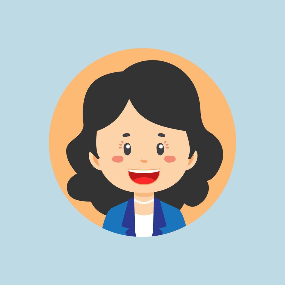 Avatar of a Business Character vector