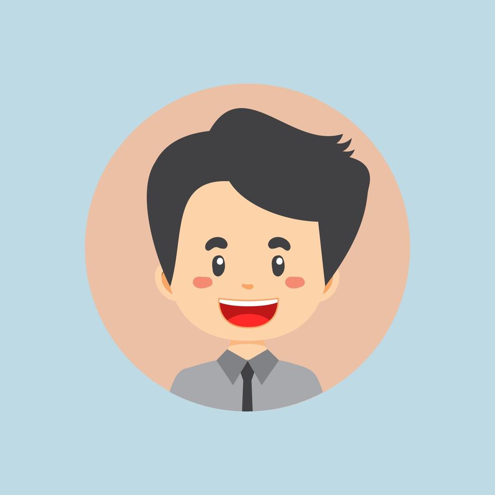Avatar of a Business Character vector