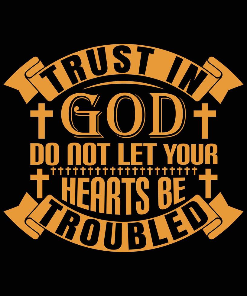 Christian Quote Typography- Vector, Print, Template, Design vector