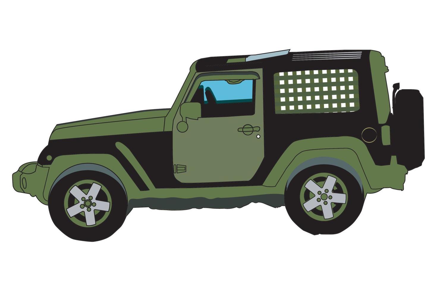Jeep Car Vector