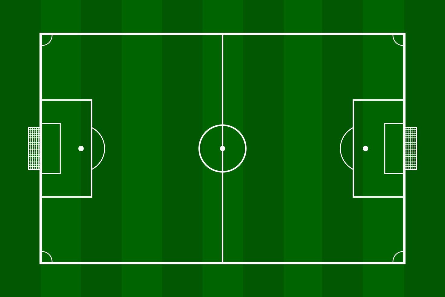 vector campo de fútbol verde o campo de fútbol