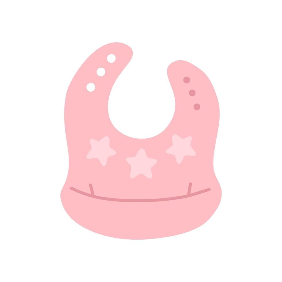 doodle silicone bib vector