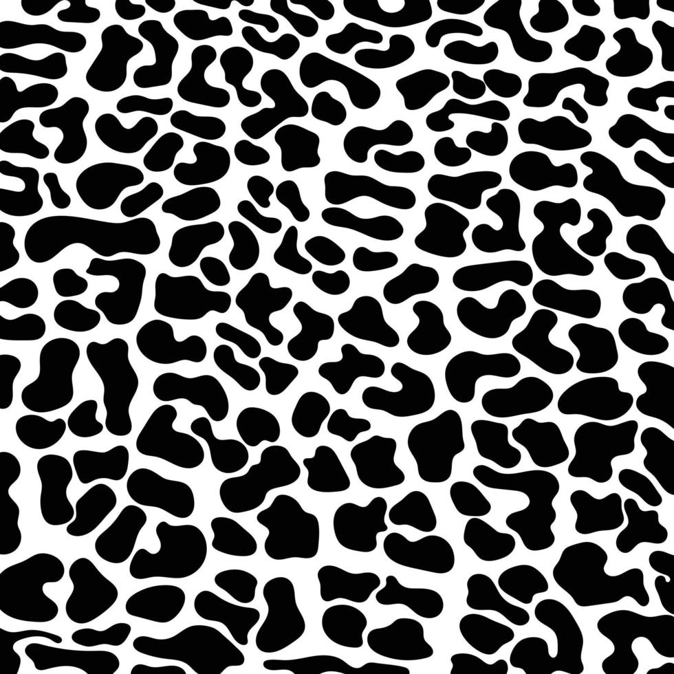 Vector black leopard, cheetah and jaguar print pattern animal seamless. Leopard, cheetah and jaguar skin abstract for printing or home decorate and more.